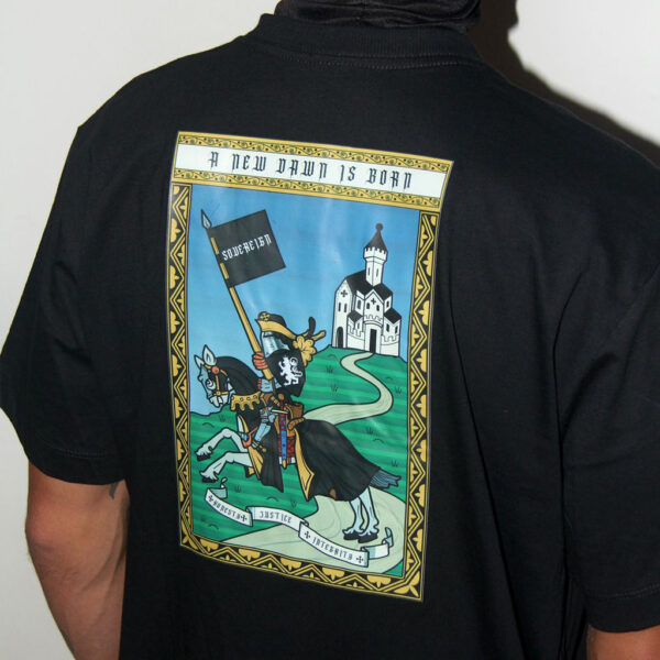 Camiseta Preta Guerreiro - Imagem 4