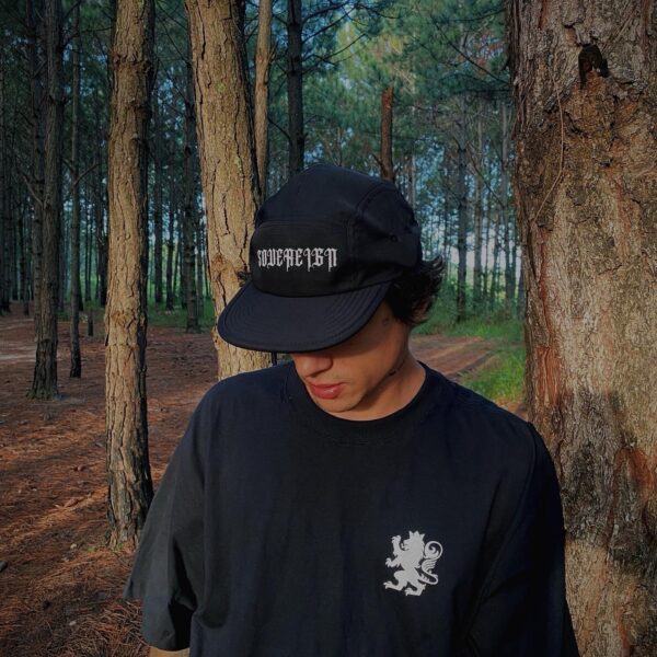 Boné Five Panel Preto Sovereign - Imagem 2