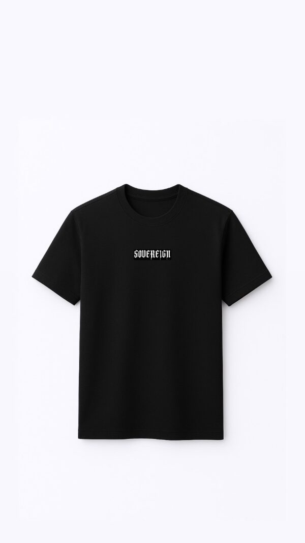 Camiseta Preta Sovereign (infantil)